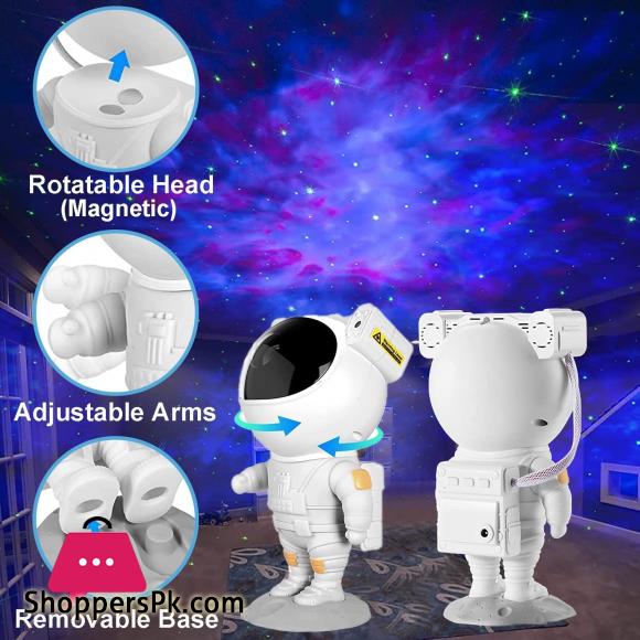 Star Astronaut Projector Galaxy Light Projector for Bedroom Starry Night Light Projector with Timer Ocean Wave Projector for Kids Adults Ceiling Room Decor