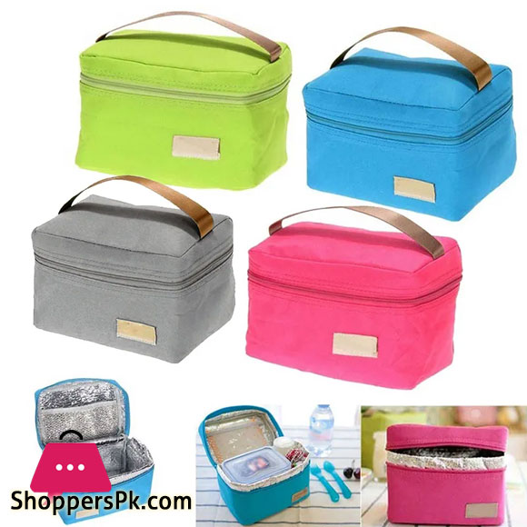 Travel Oxford Tinfoil Insulated Cooler Thermal Picnic Lunch Bag Waterproof Tote Lunch Bag for Kids Adult