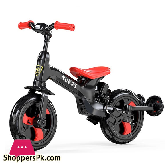 LUDDY Childrens Tricycle Bicycle Five-in-one Hand Push Childrens Balance Scooter Without Pedal Sliding Scooter