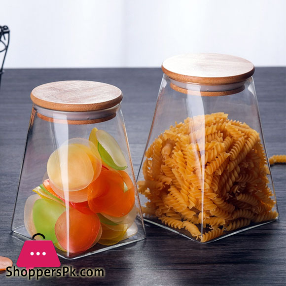 Sky Round PLace Glass Jar 750ML - 1 Pcs
