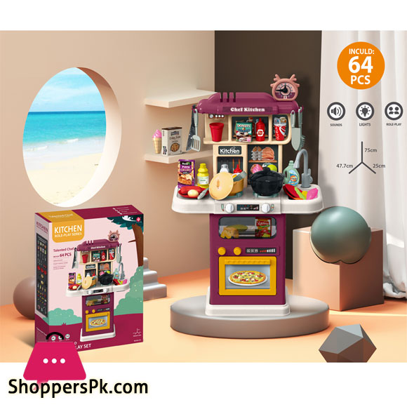 Talented Chef Kitchen & Cooking Play Set 64 Pieces
