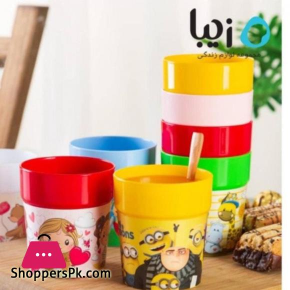 250ml Unbreakable Plastic Glass For Kids Unbreakable, Reusable, and Freezer-Safe