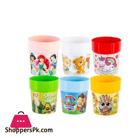 250ml Unbreakable Plastic Glass For Kids Unbreakable, Reusable, and Freezer-Safe