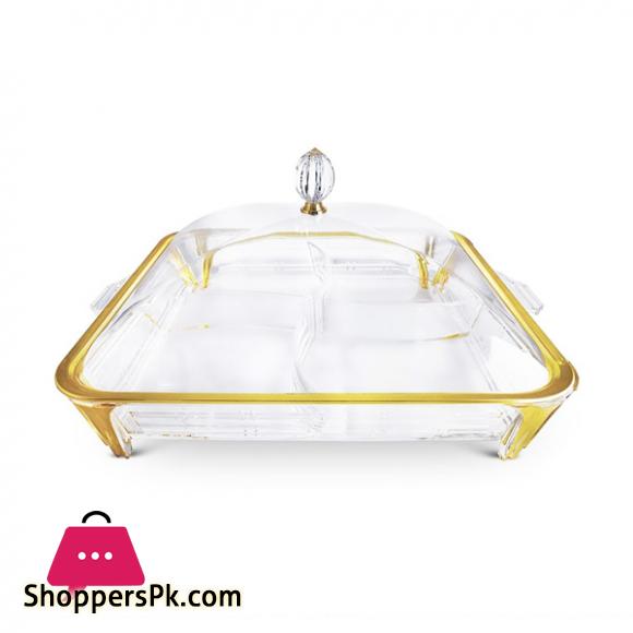 4 Section Dry Fruit Dish AC36492