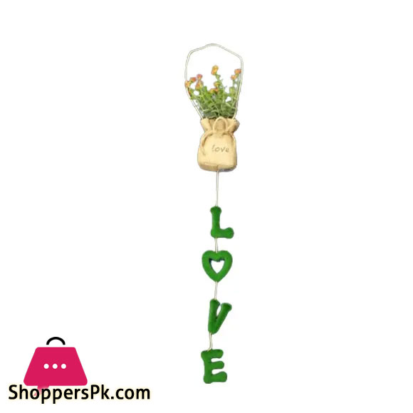 Artifical Plant Love Printed Brown 17101
