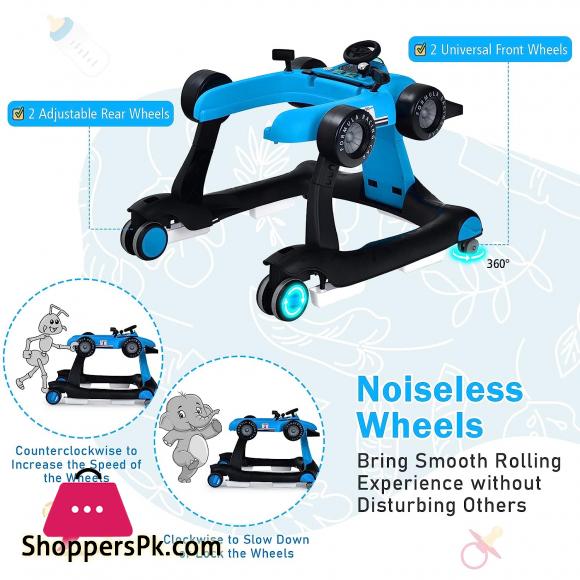 Baby F1 Formula Racing Car Baby Walker Baby Walker Foldable Activity Walker For 6–18 Months