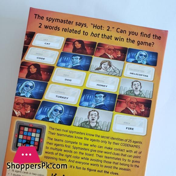 Codenames Top Secret Word Board Game New Open Box Complete Unpunched The Friends & Friendly Party Code Names Board Game