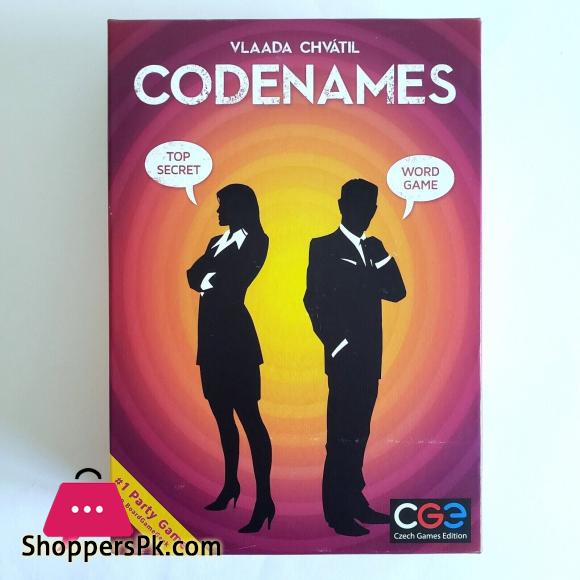 Codenames Top Secret Word Board Game New Open Box Complete Unpunched The Friends & Friendly Party Code Names Board Game