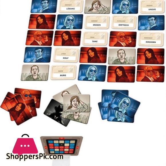 Codenames Top Secret Word Board Game New Open Box Complete Unpunched The Friends & Friendly Party Code Names Board Game