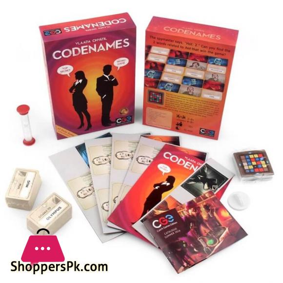 Codenames Top Secret Word Board Game New Open Box Complete Unpunched The Friends & Friendly Party Code Names Board Game