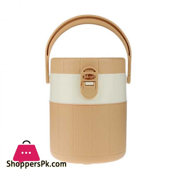 Mega Lunch Carrier With 2 Stainless Steel Bowls 900 ml and 1 Plastic Bowl