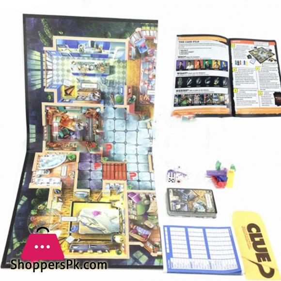 Detective Game, Solving Cases and Revealing Secrets, Board Game Suitable for 2 to 6 People to Play,as a Gift (Size : The New CLUEDO)