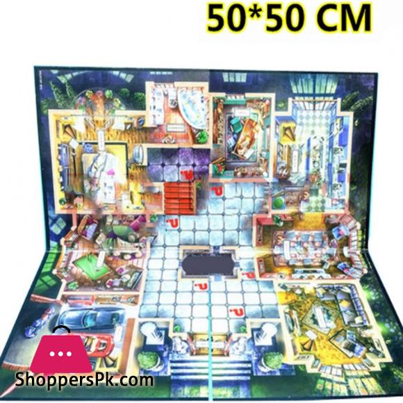 Detective Game, Solving Cases and Revealing Secrets, Board Game Suitable for 2 to 6 People to Play,as a Gift (Size : The New CLUEDO)