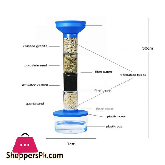 Kids Science 13 Pieces Water Filtration Kit Build & Play DIY Educational Purification Science Experiment