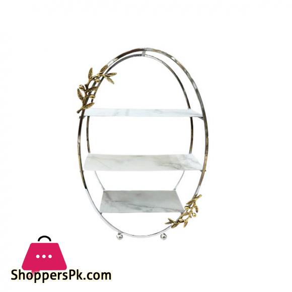 Orchid Oval 3- Tier Pastry Stand - WB469