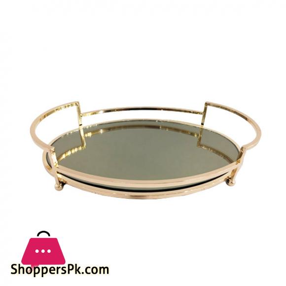 Orchid Rectangular Mirror Serving Tray - WB578