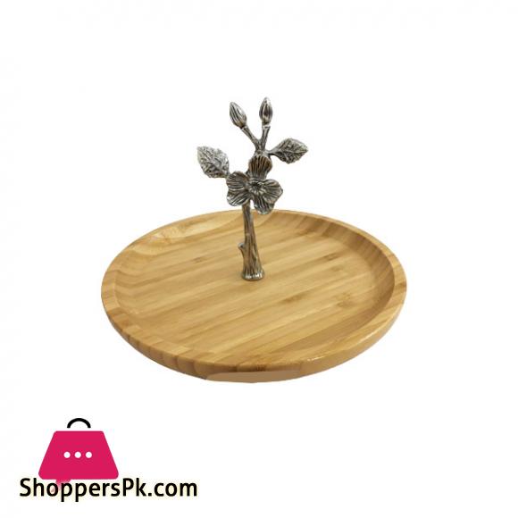 Orchid Wooden Pastry Serving Stand WB624