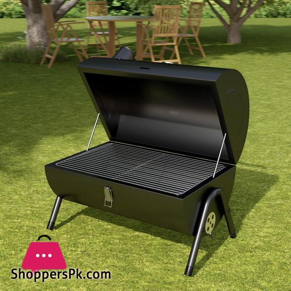 Portable Charcoal Grill Mini BBQ Grill for Outdoor Cooking Camping and Picnic Black