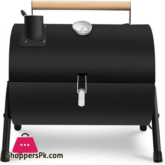 Portable Charcoal Grill Mini BBQ Grill for Outdoor Cooking Camping and Picnic Black