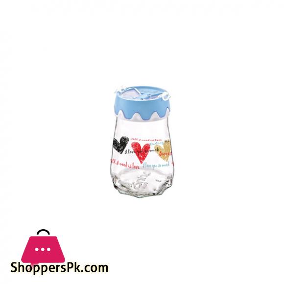 Sarina Decorated Glass Spice Jar 370ML - S656