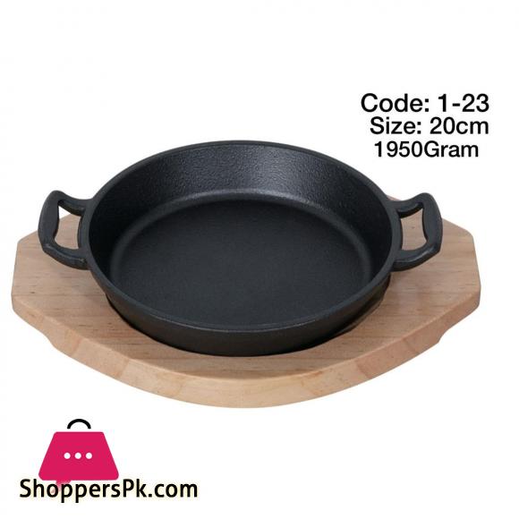 Sizzler Plate Die Cast Iron Stakes Plate 20CM