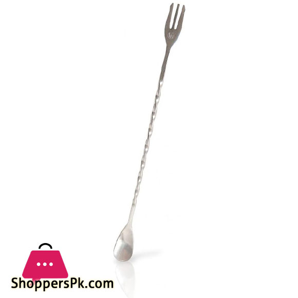 Stainless Steel Bar Spoon Bar Spoons Twist Neck Barware Mixing Spoon Set Of 2