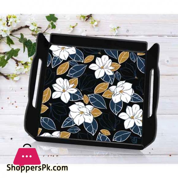 Urban Trends Serving Tray Acrylic Magical Black - AP-B3
