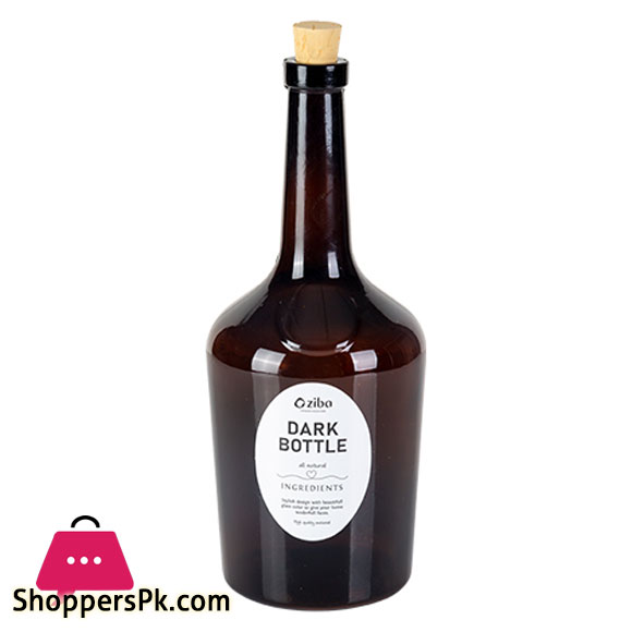 Zibasazan Garcia Dark Bottle Made of Glass with Cork Top 1050 ML