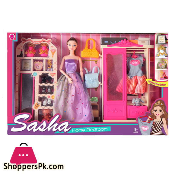 Beautiful Girl Sasha Centimeter Barbie Doll Gift Box Set Girl Princess Childrens Toy Gift