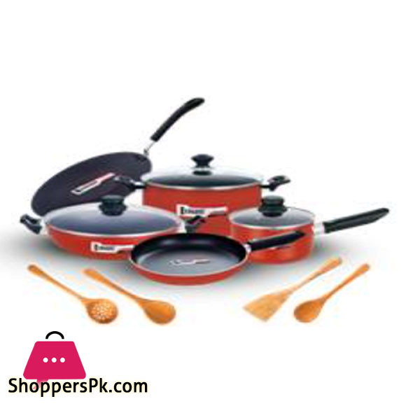 ELEGANT PRIMA Non-Stick Cookware Set of 12 Pcs - EK678001