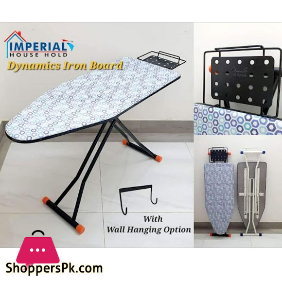 Imperial Dynamic Adjustable Ironing Board 114 Length CM Including Wall Hanging Option