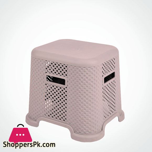 Limon Knit Bathroom Foot Stool 33 x 29 x 28 CM - Iran Made