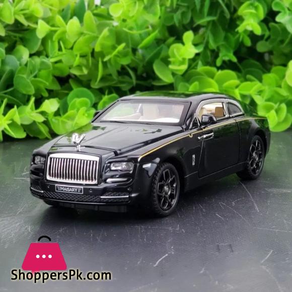 1:32 Diecast Rolls Royce Wraith Mansory Alloy Car Model Toy Vehicles Pull Back Car Sound and Light