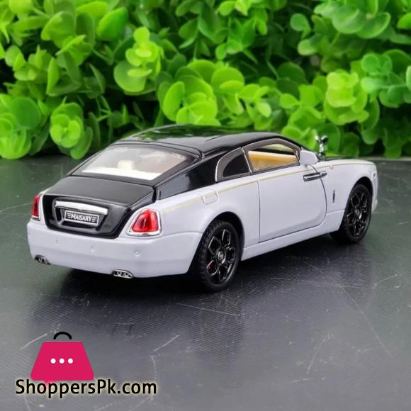 1:32 Diecast Rolls Royce Wraith Mansory Alloy Car Model Toy Vehicles Pull Back Car Sound and Light