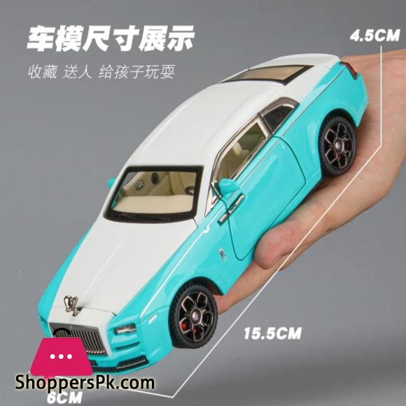 1:32 Diecast Rolls Royce Wraith Mansory Alloy Car Model Toy Vehicles Pull Back Car Sound and Light