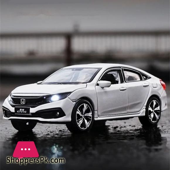 1/32 Honda Civic Model Car Diecast Toy Car model Sound Light Vehicle
