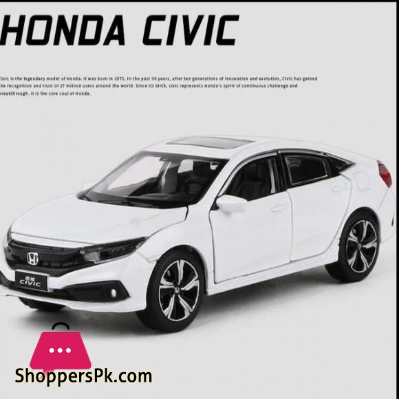 1/32 Honda Civic Model Car Diecast Toy Car model Sound Light Vehicle