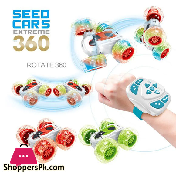 2.4G Remote Control Twist Stunt Car Kids RC Small Car Toy For Boy T06B