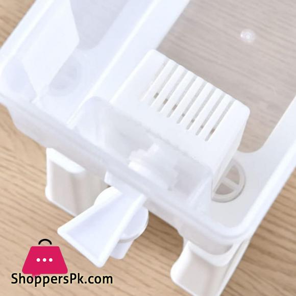 1.5 Liter Drinks Dispenser with Dual-Use Stand Juice Dispenser Fridge Water Dispenser Juice Container Plastic Milk Bottle Dispenser for Making Teas and Juices