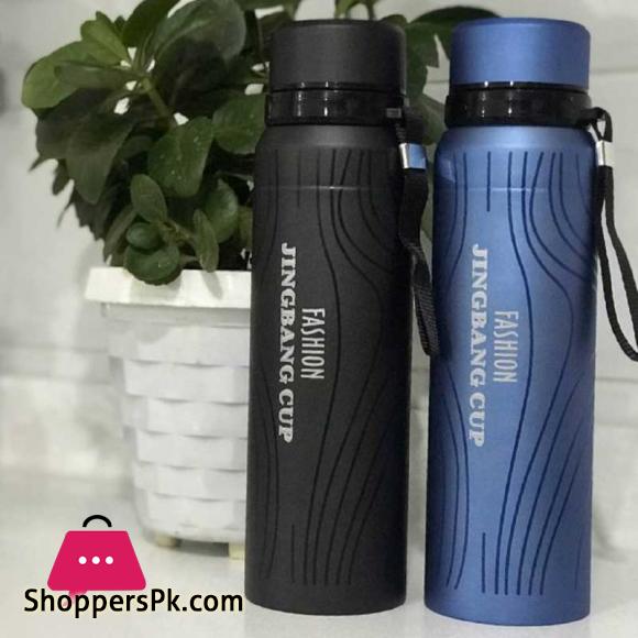 800ml Beautiful Stainless Steel Sports Water Bottle Vacuum Flask - Double Layer Insulation Vacuum Flask Hot and Cold Water Bottle / Traveling Bottle