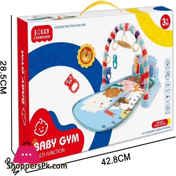 Baby Play Mat Baby Gym Piano with Music & Lights