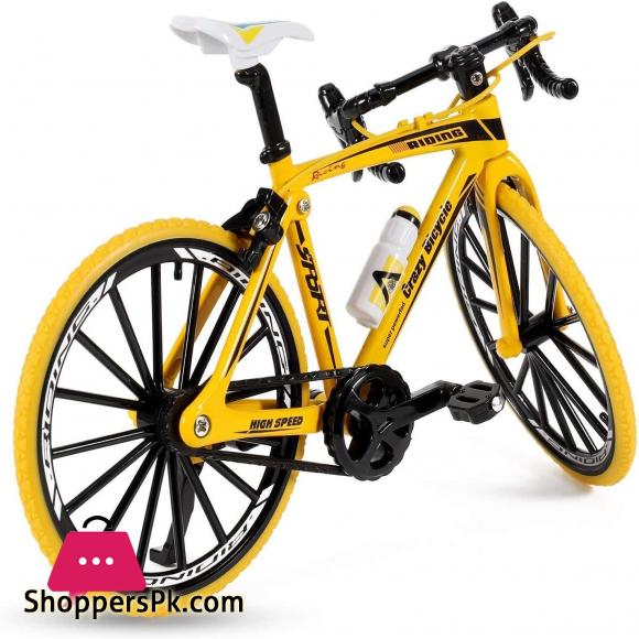 Diecast Model Car 1:10 Alloy Bicycle Model Die-casting Metal Toy Bicycle Simulation Mountain Bike Racing Childrens Bicycle Collection Gift