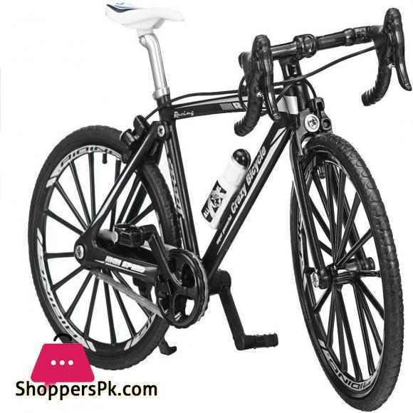 Diecast Model Car 1:10 Alloy Bicycle Model Die-casting Metal Toy Bicycle Simulation Mountain Bike Racing Childrens Bicycle Collection Gift