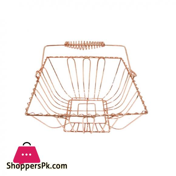 Fruit Basket Square Rose Gold - BA-8804