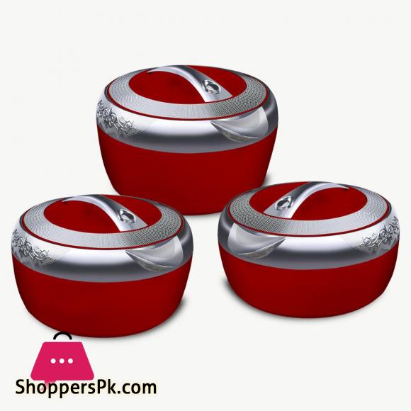 Hot Pot Set - 3 Pcs Set Hisense Metallic Casserole by Happy House