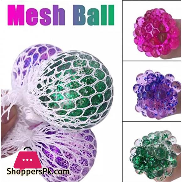 Magic Color Changeable Squishy Mesh Ball - Stress Release Toy - Toy For Kids - Stress Relief Ball