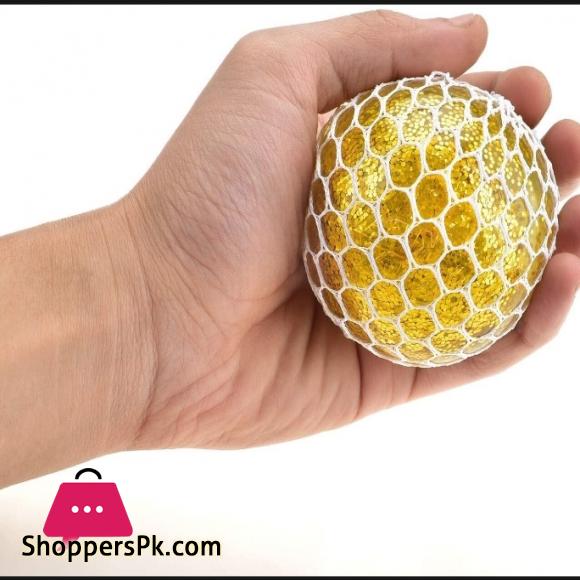 Magic Color Changeable Squishy Mesh Ball - Stress Release Toy - Toy For Kids - Stress Relief Ball