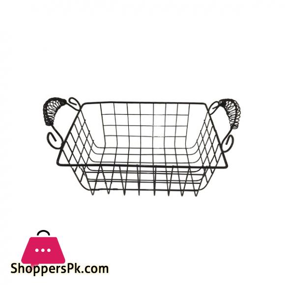 Metal Wire Basket Black BA-8803