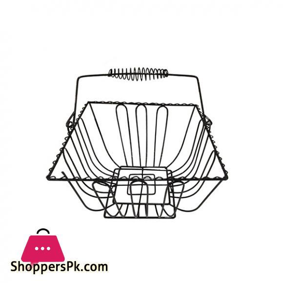 Metal Wire Basket Square Black - BA-8806