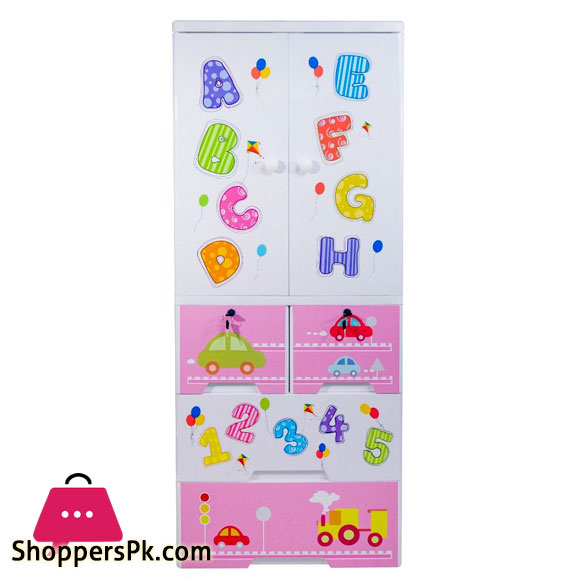 Phoenix ABC 123 Wardrobe Hanging With 4 Drawer